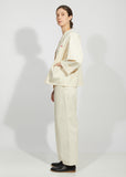 Ladies Downproof Collarless Jacket