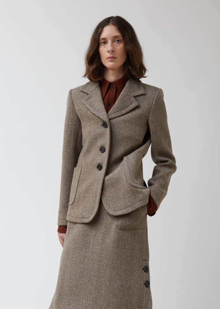 Single Breasted Tailored Jacket