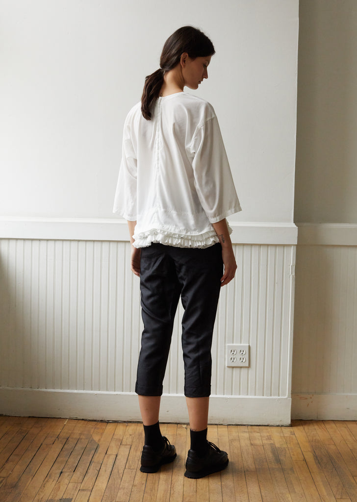 Polyester Spun Broad Garment Treated Top