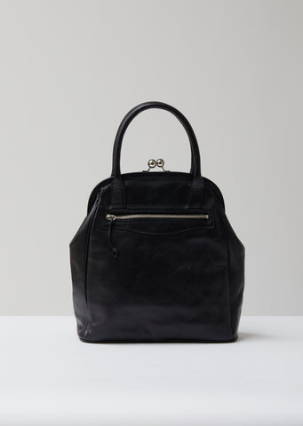 Metal Clasp Handbag