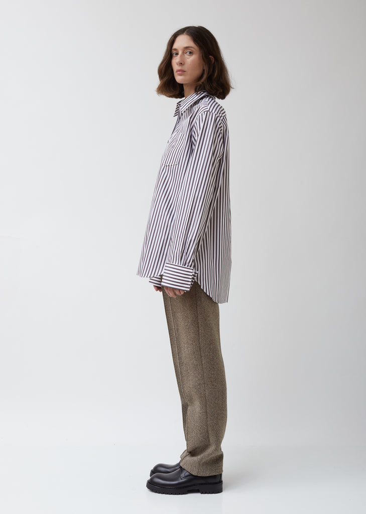 Classic Striped Pocket Shirt