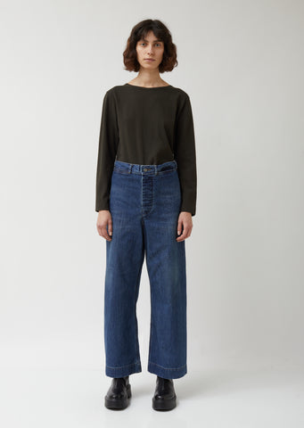 Denim Sailor Trouser