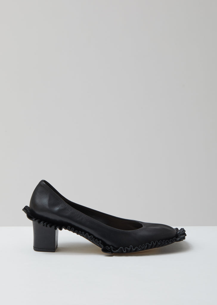 Nappa Classic Heel Pump W/ Frills