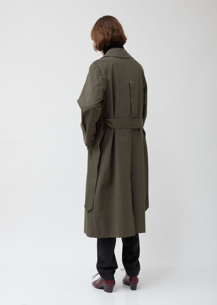 MARGARET HOWELL：WOOL TWILL MAC COAT Feb2021Session15478_TMHILHPS20