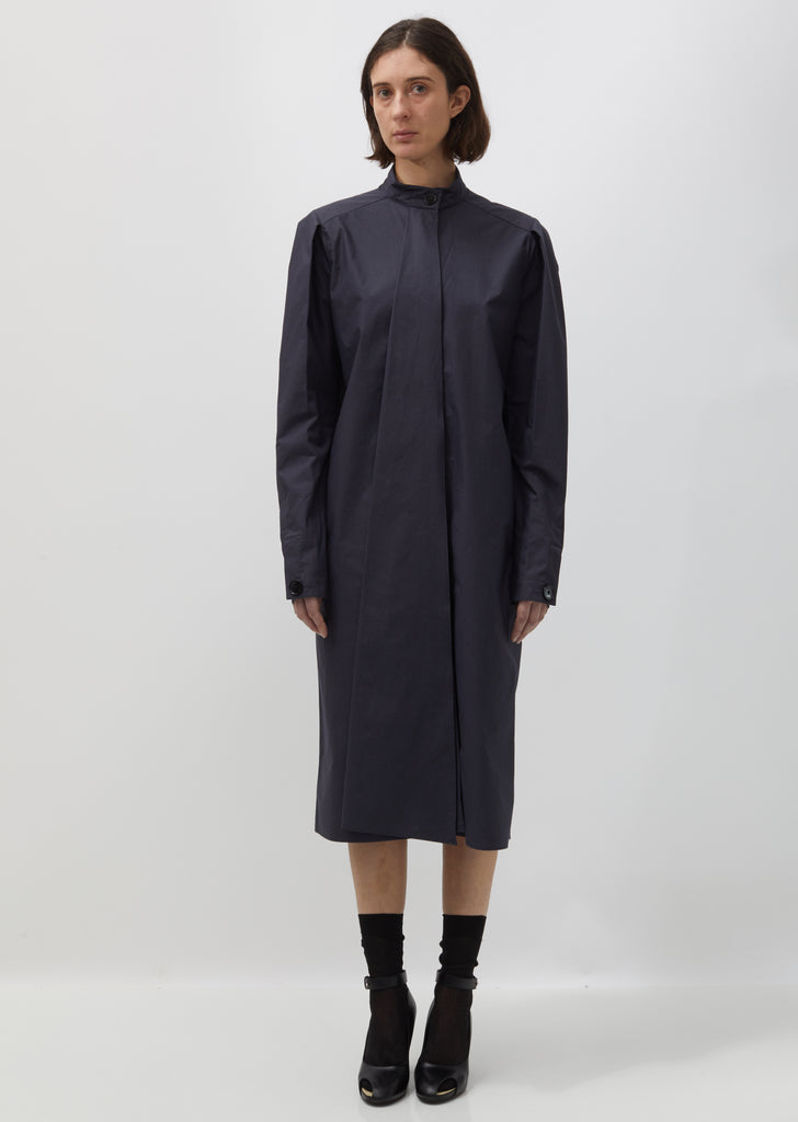 Tie Detail Washed Cotton Dress