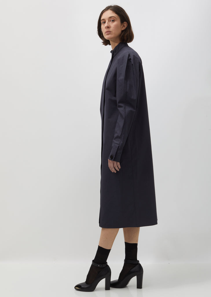 Tie Detail Washed Cotton Dress