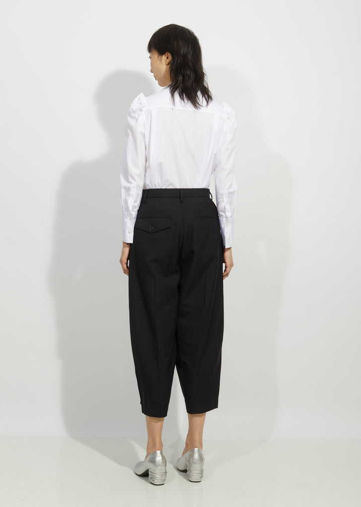 Wool Exposed Pocket Pants