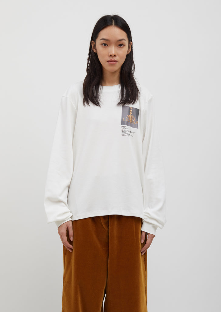 Normal Chandelier Print Long Sleeve Tee