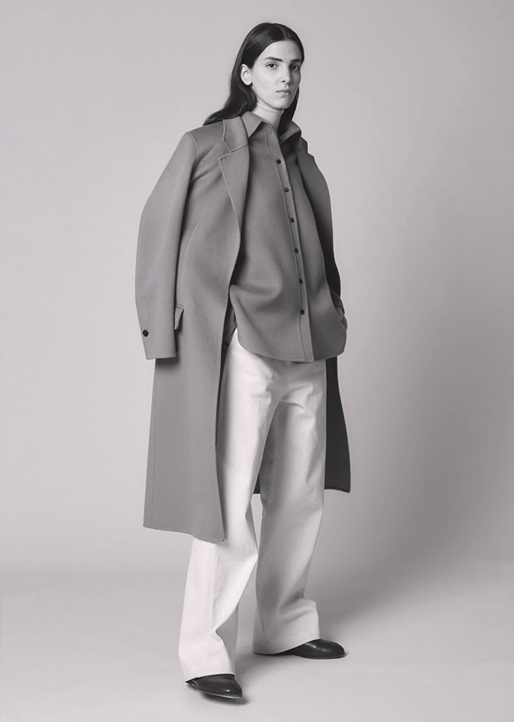 Wool Cashmere Shirt Jacket