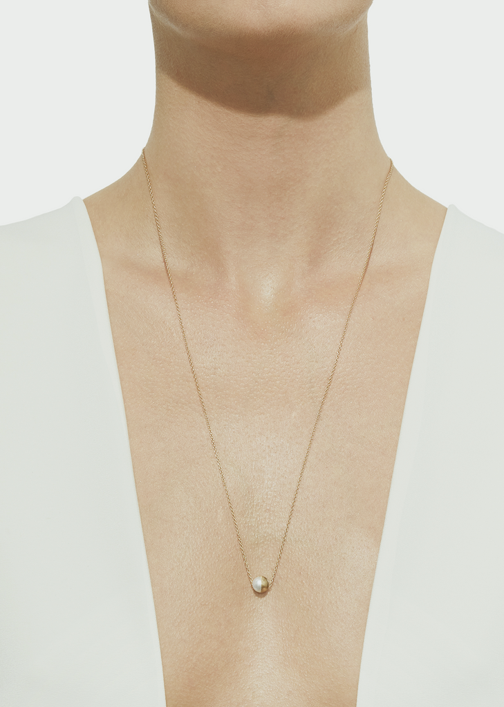 Half Pearl Necklace 90°