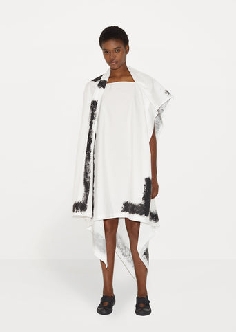 Printed Shawl Dress