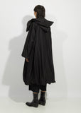 Hooded Parka Silk Coat