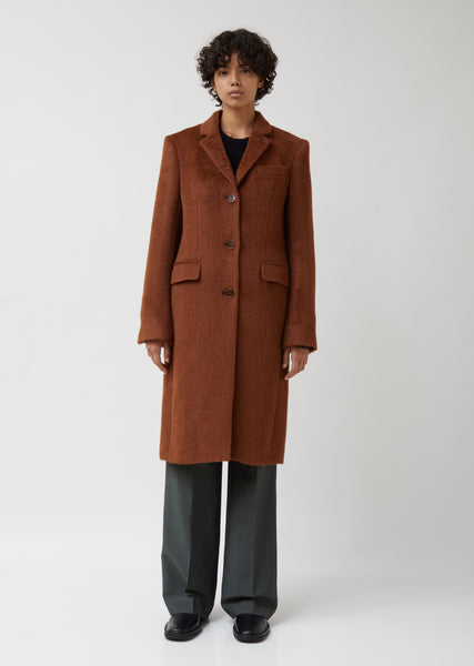 初売り 【処分】Fano Coat Studios Woolen contrast coat FANOSTUDIOS レディース