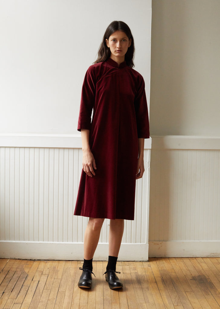 Cotton Velveteen Dress