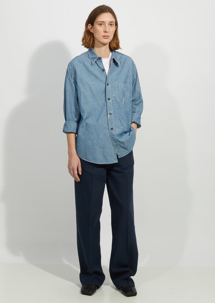 Unisex Chambray Work Shirt