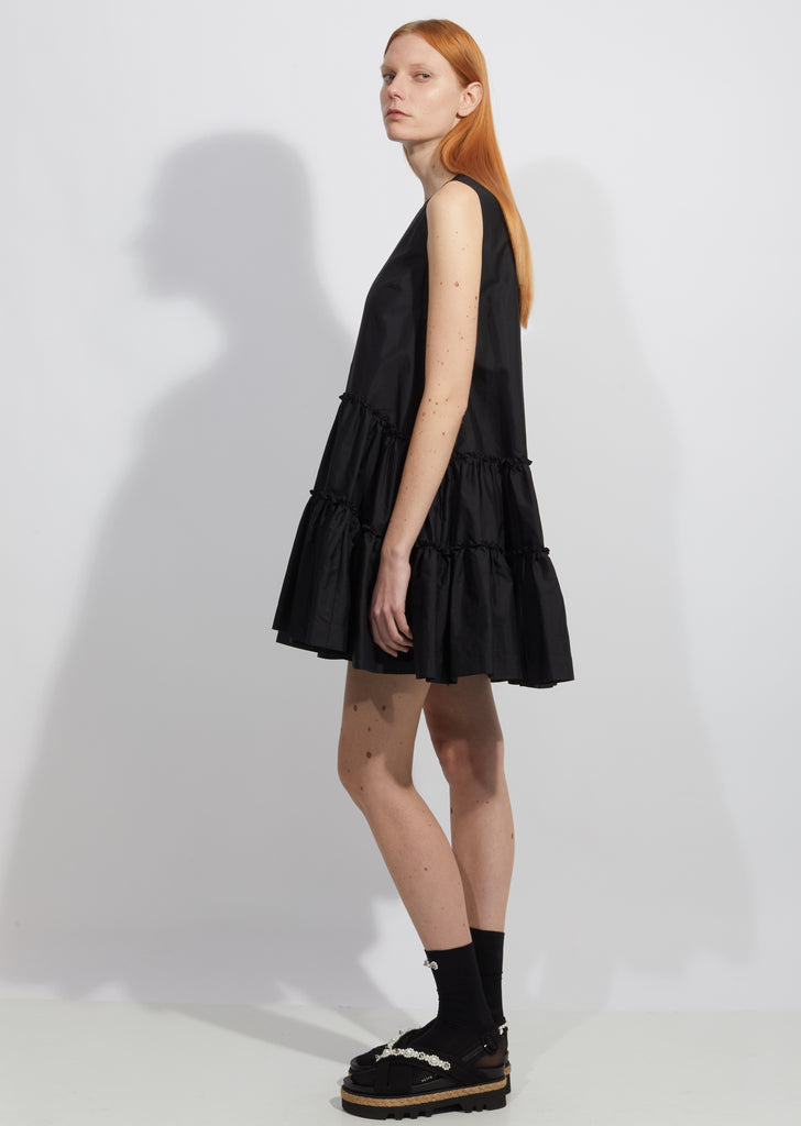 Sleeveless Short Frill Dress