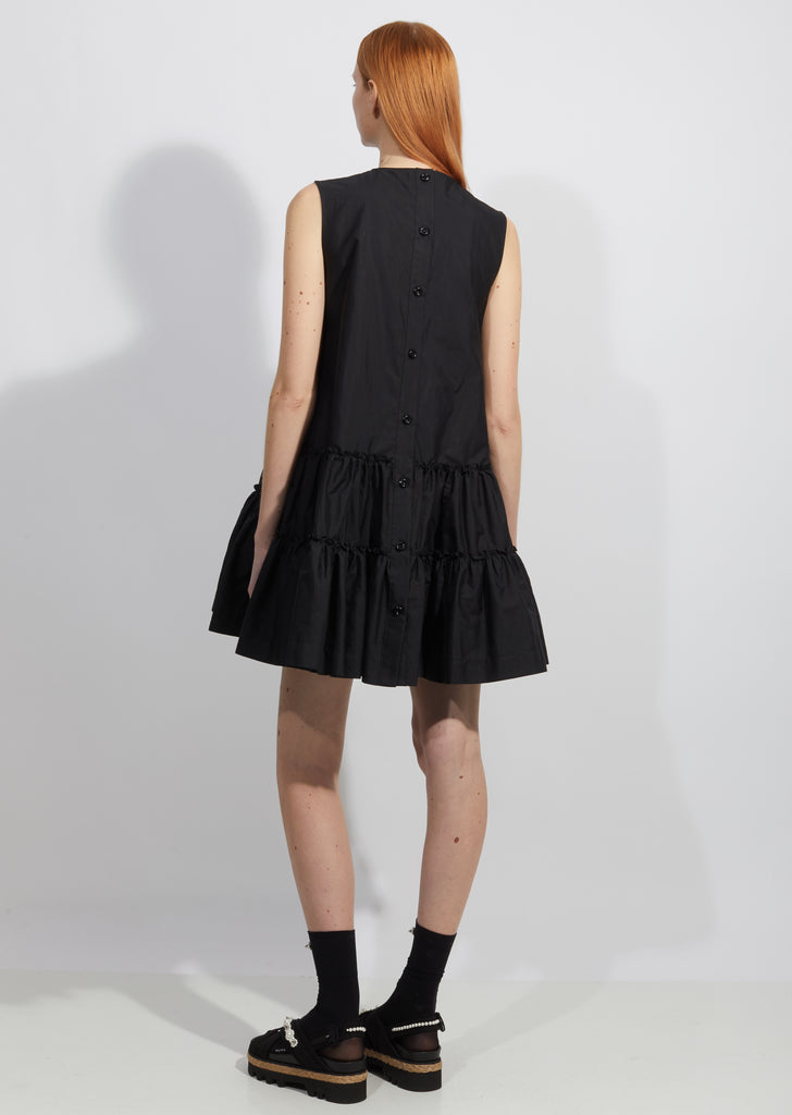 Sleeveless Short Frill Dress