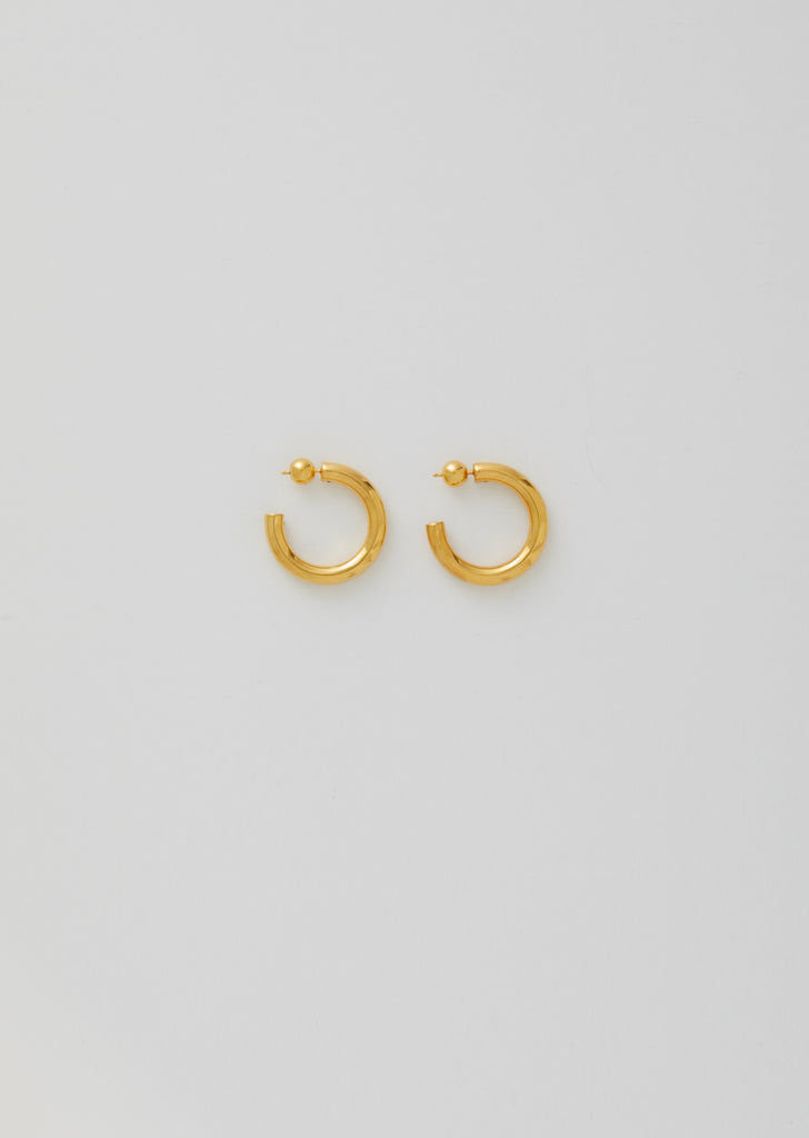 Gold Small Everyday Hoops