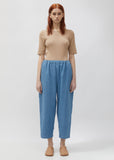 Washed Denim Trousers