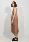 Drape Jersey Nude Dress