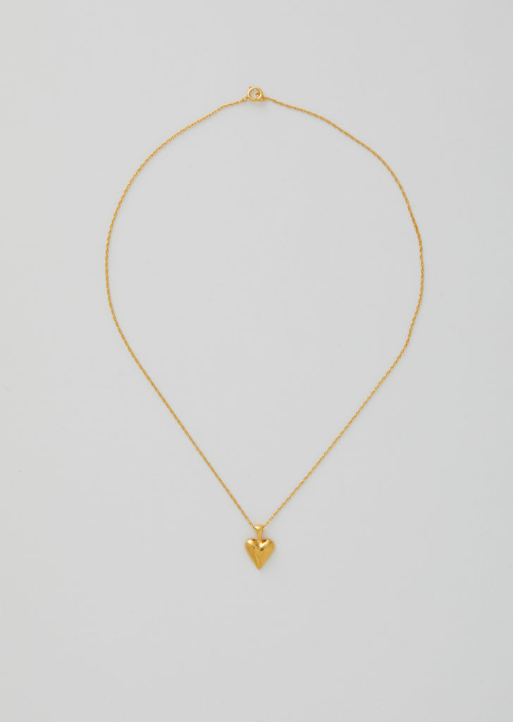 Gold Tiny Heart Pendant