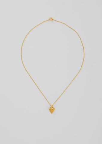 Gold Tiny Heart Pendant