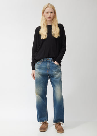 Skater Jeans - Worn Blue