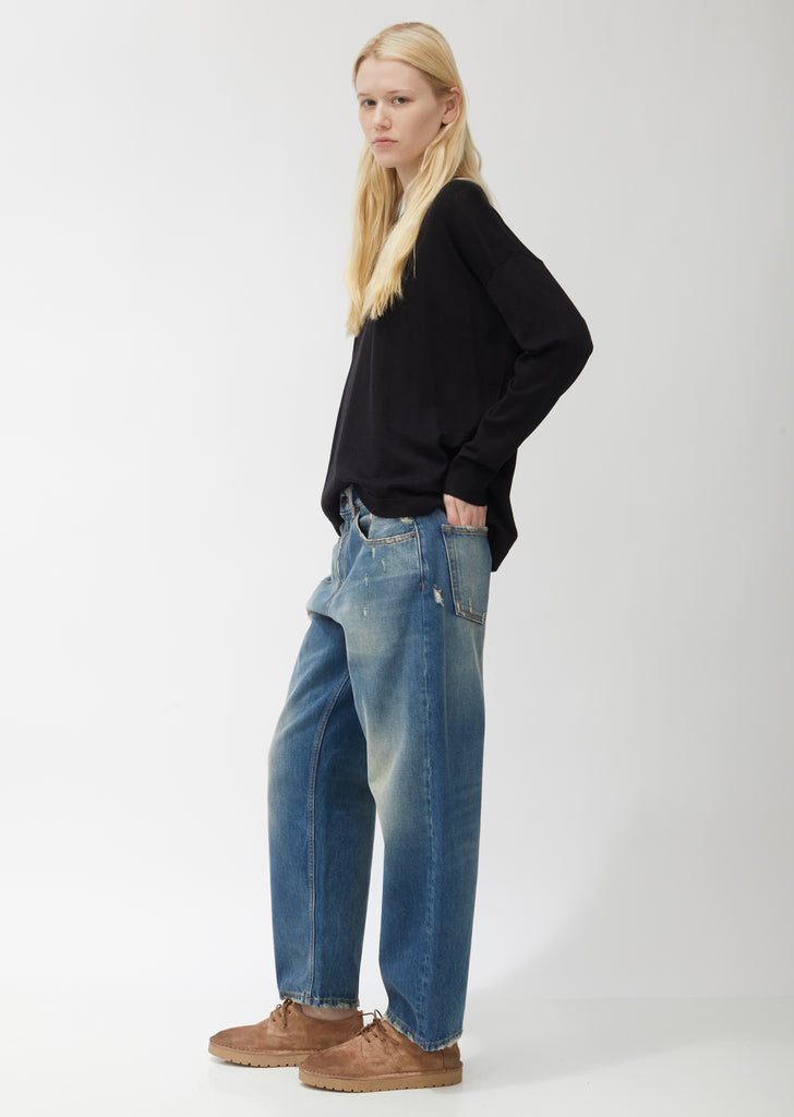 Skater Jeans - Worn Blue