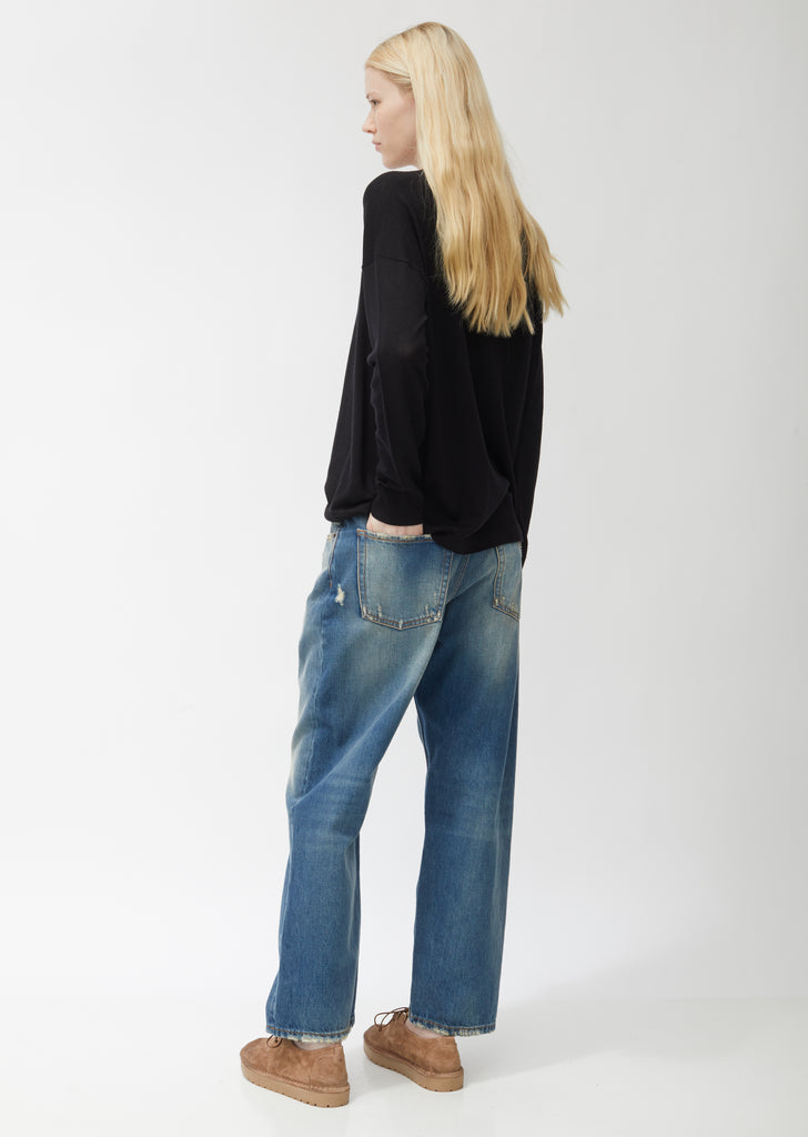 Slouchy Crewneck Sweater