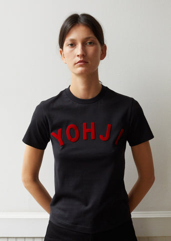 W Yohji Letters Ss Tee