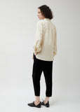 Emanuela Stripe Cotton Puff Sleeve Shirt