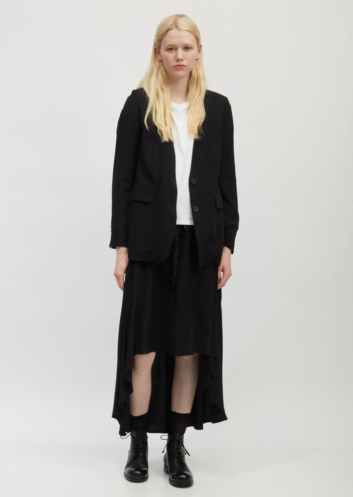 Wool Single-breasted Blazer