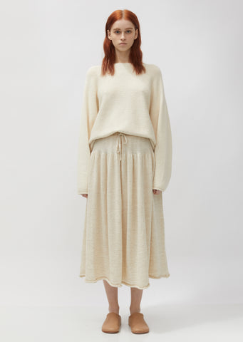 Cotton & Linen Tier Skirt