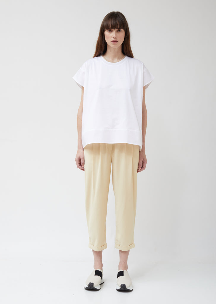 Tadou Jersey And Popline Top