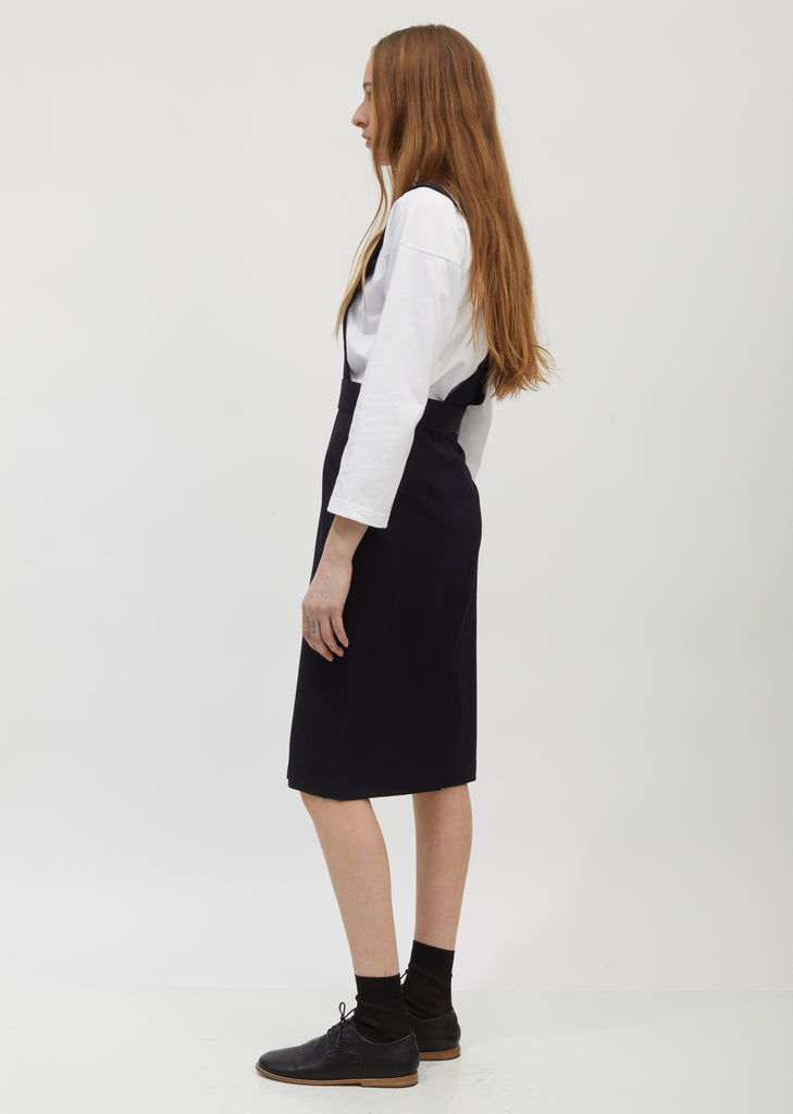Gabardine Suspender Skirt