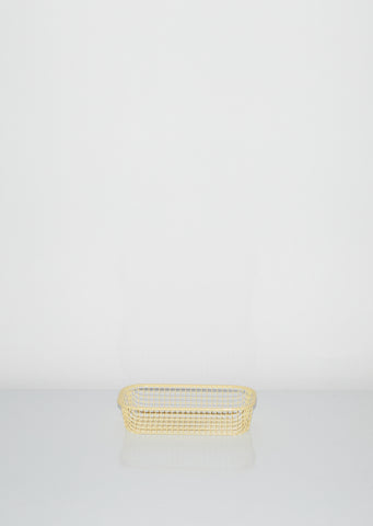 Trinkets Rectangular Light Yellow