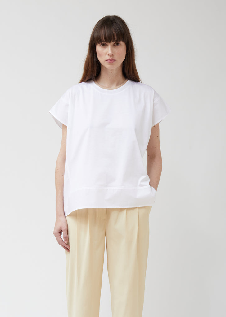 Tadou Jersey And Popline Top