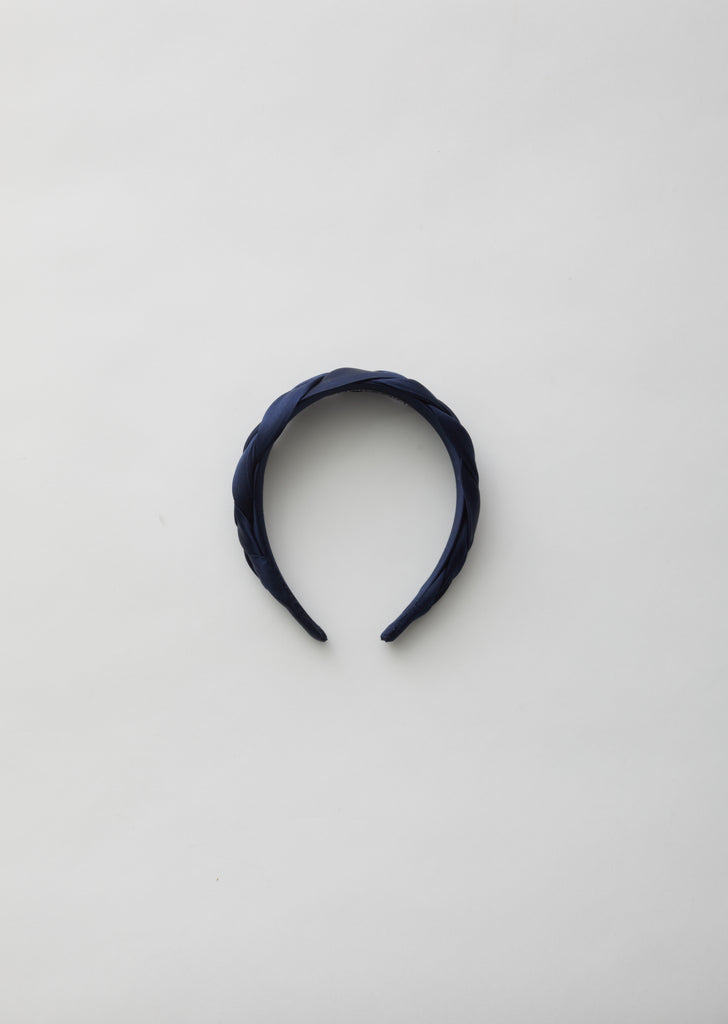 Silk Satin Braided Headband