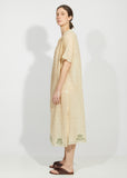 Tea Dyed Jamdani Seya Dress