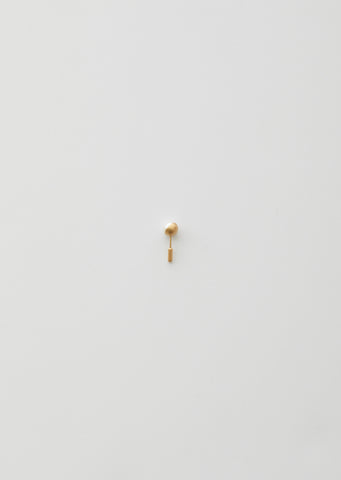 18K Akoya Pearl Earring — 45°