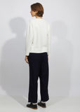 Slub V-Neck Sweatshirt