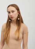Pearl x Stud Earrings