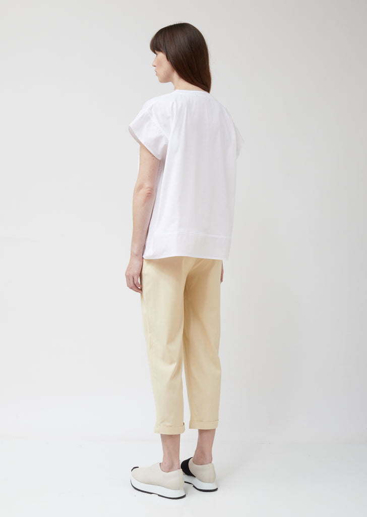 Tadou Jersey And Popline Top