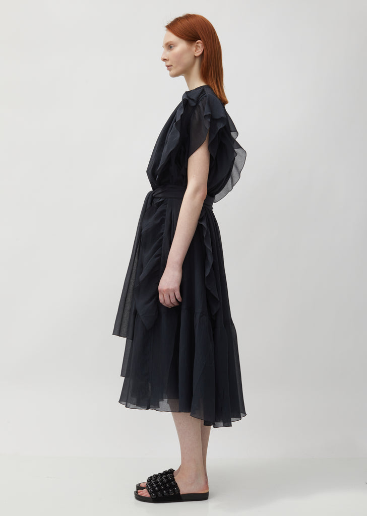 Desiree Ruffled Sleeveless Dress