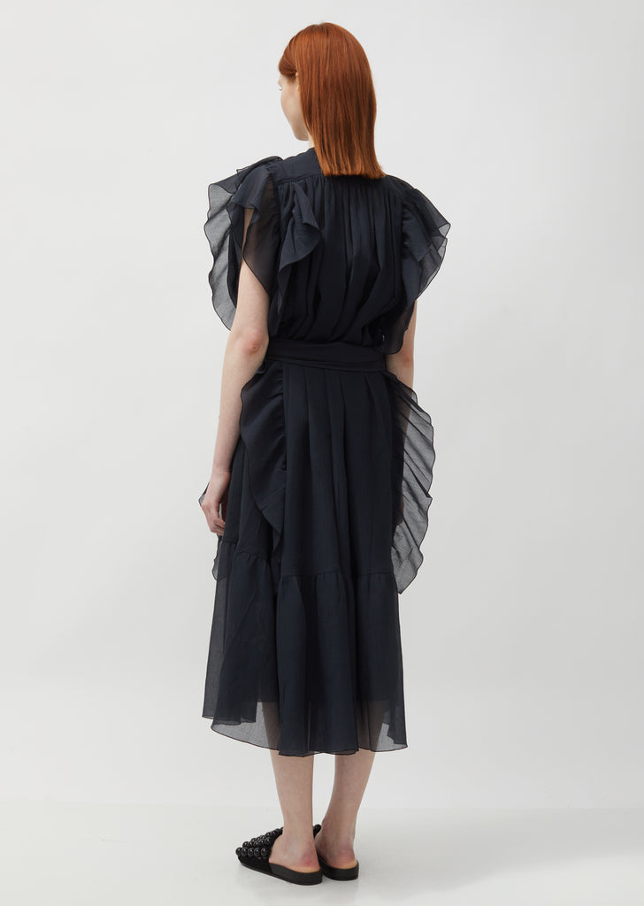 Desiree Ruffled Sleeveless Dress