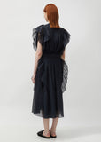 Desiree Ruffled Sleeveless Dress