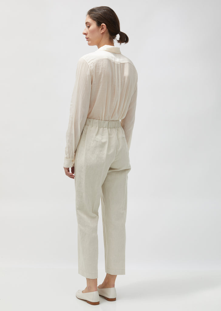 Cotton & Linen Structured Pants