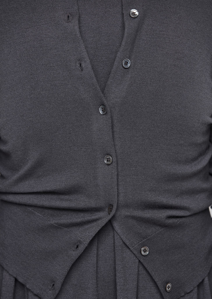 n°94 Little Cashmere Cardi — Concrete
