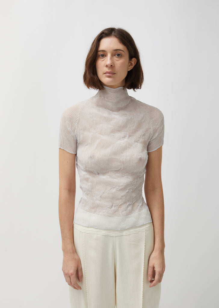 Chiffon Twist T Shirt