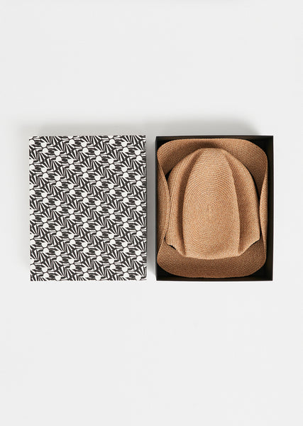 【つぼん汁】mature ha. abaca 7cm brim つぼん汁】mature ha. abaca 7cm brim mature ha. BOXED HAT